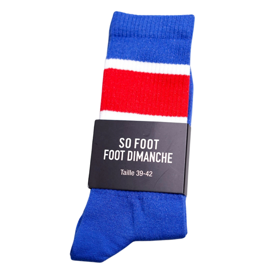 Chaussettes Bleu et rouge