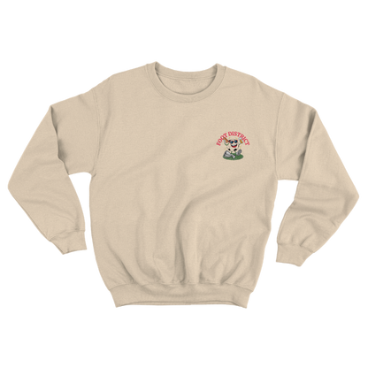 Sweat "Football District" : bière, pointu, chasuble