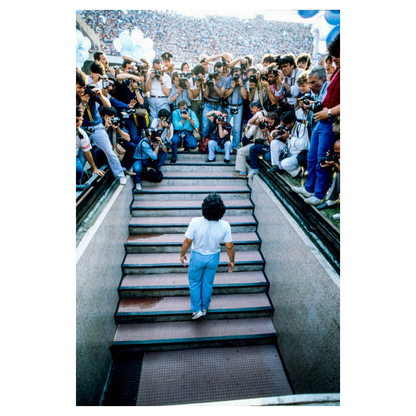 Présentation de Maradona au Napoli, 1984