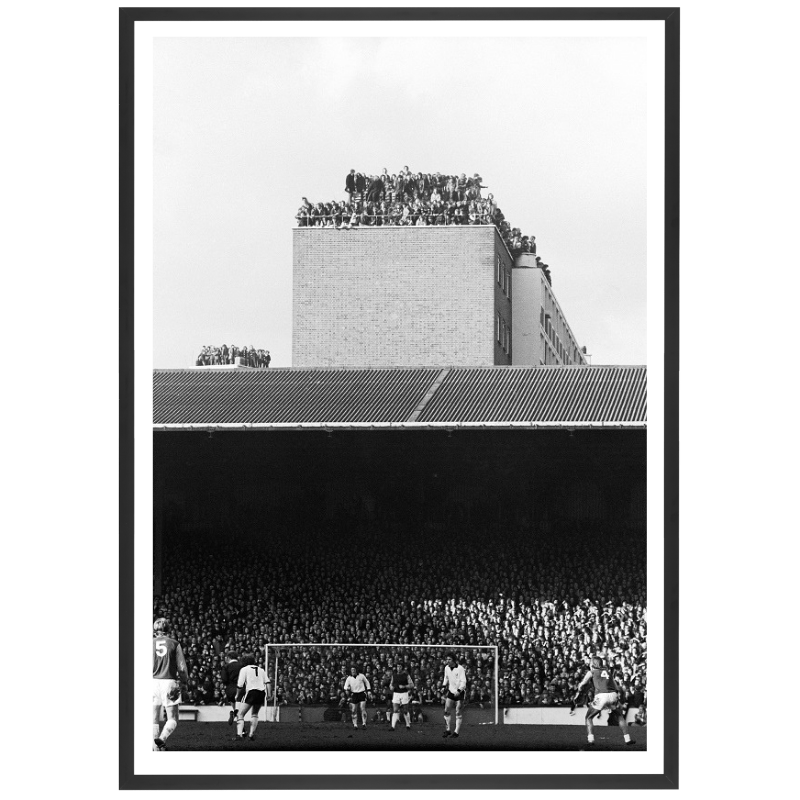 Supporters de West Ham sur le toit du stade, 1984