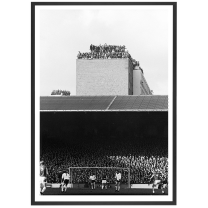Supporters de West Ham sur le toit du stade, 1984