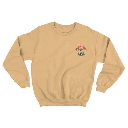 Sweat "Football District" : bière, pointu, chasuble