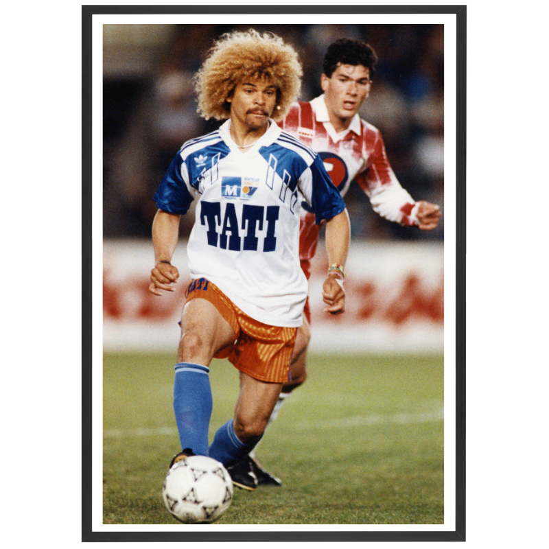 Carlos Valderrama et Zinédine Zidane, 1991