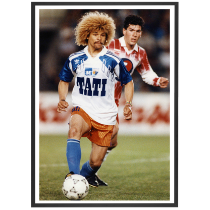 Carlos Valderrama et Zinédine Zidane, 1991