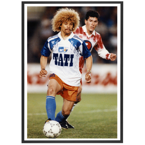 Carlos Valderrama et Zinédine Zidane, 1991
