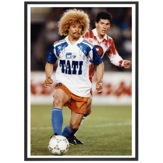 Carlos Valderrama et Zinédine Zidane, 1991