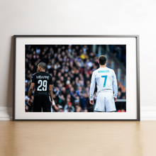 Carica l'immagine nel visualizzatore di Gallery, Mbappé e Cristiano Ronaldo, Champions League 2018 