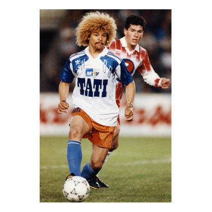 Carlos Valderrama et Zinédine Zidane, 1991