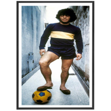 Load image into Gallery viewer, Maradona in the streets of Buenos Aires, 1981