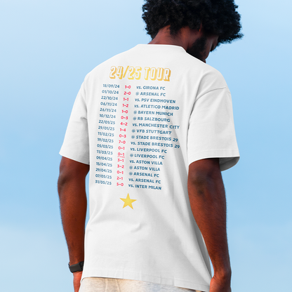 T-Shirt "Paris 2025" On Tour doré