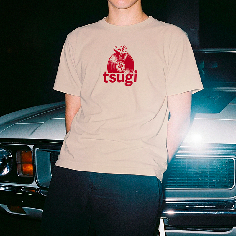 T-Shirt "disque-jockey Tsugi" natural raw