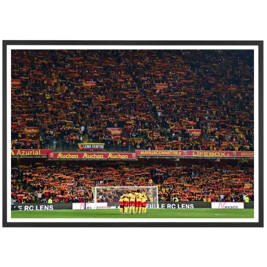 100 men and one woman in a stadium, 1973