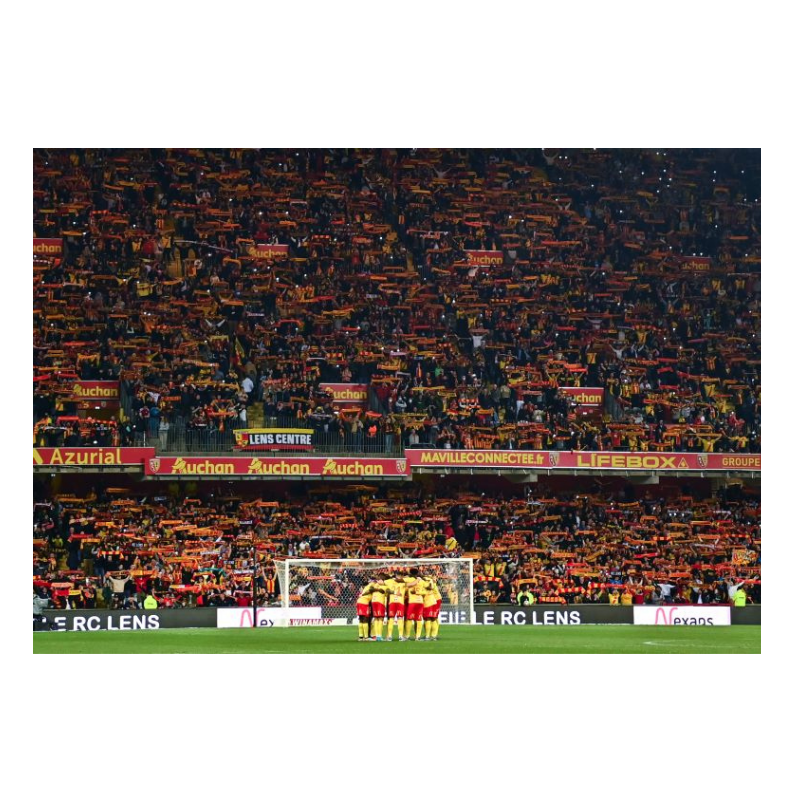 Supporters et joueurs du RC Lens, 2022