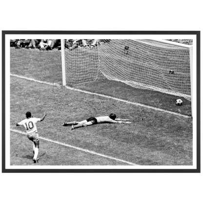 Pelé fête le but du Brésil en finale, Mondial 1970
