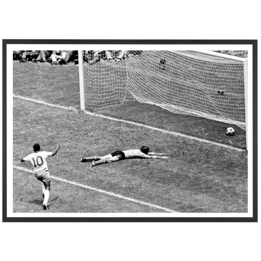 Pelé festeggia il gol del Brasile nella finale del Mondiale del 1970
