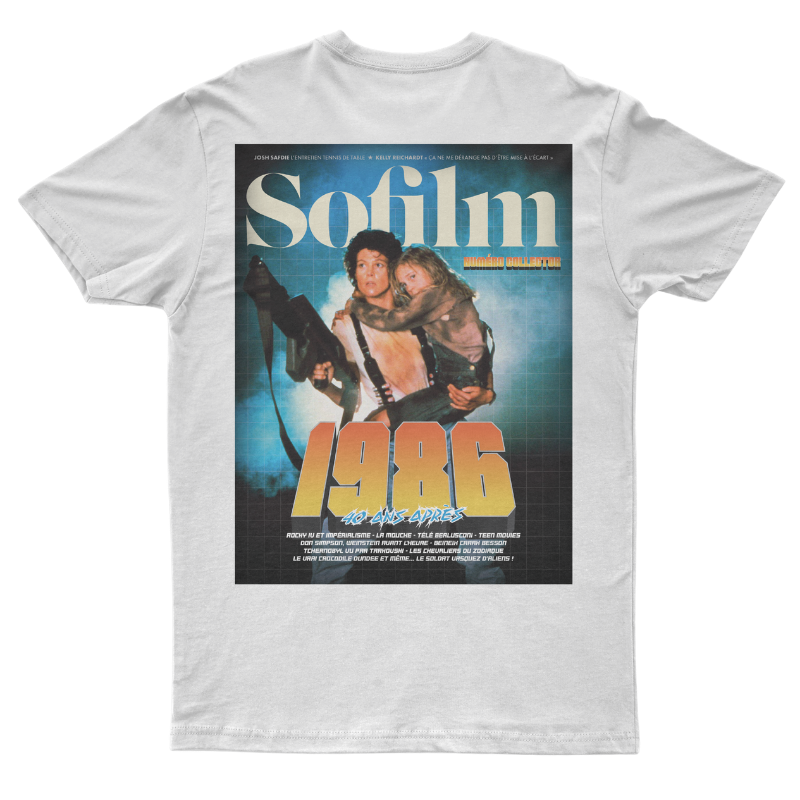 T-shirt couv So Film collector "1986 : l'année explosive, 40 ans après"