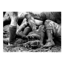 Carica l'immagine nel visualizzatore di Gallery, Scarpe da rugby infangate, 1981