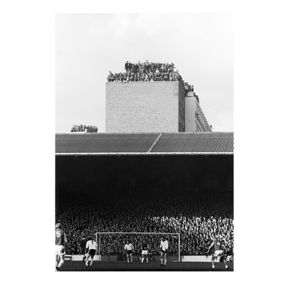 Supporters de West Ham sur le toit du stade, 1984