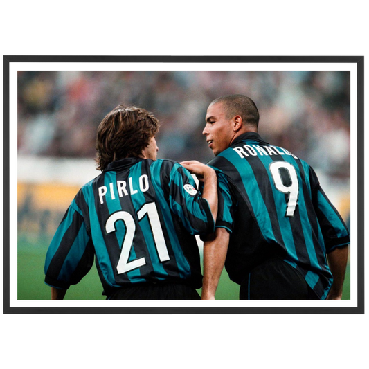 Pirlo et Ronaldo avec l'Inter Milan, 1998
