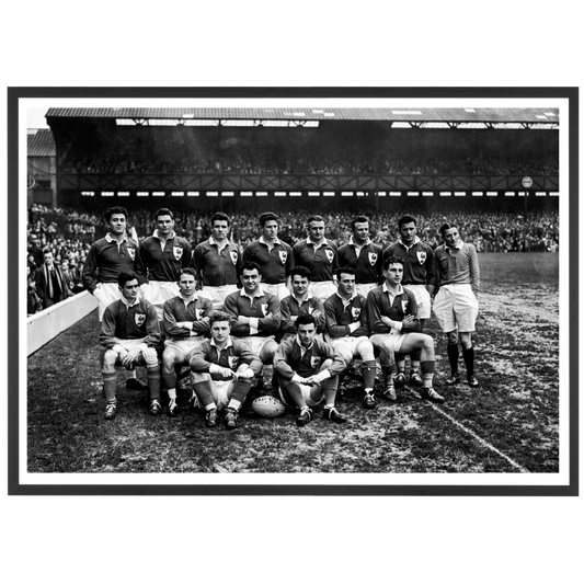 Photo d'équipe du XV de France, 1951