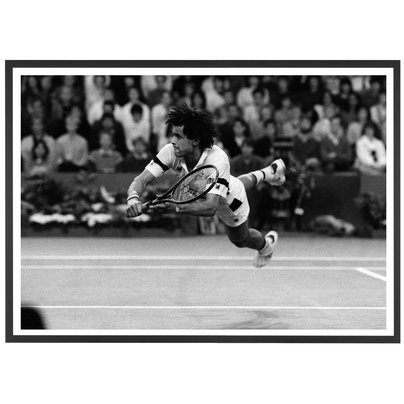 Yannick Noah s'envole à la volée, 1986