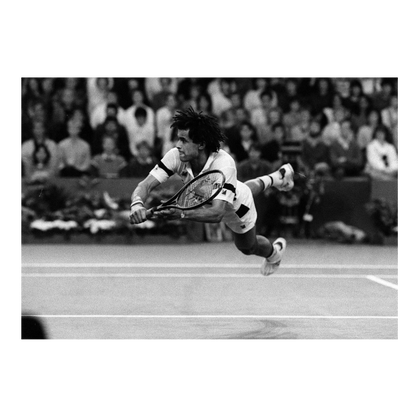 Yannick Noah s'envole à la volée, 1986