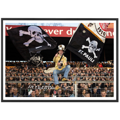 Tifoso del Sankt Pauli ai cancelli del Millerntor, 2007