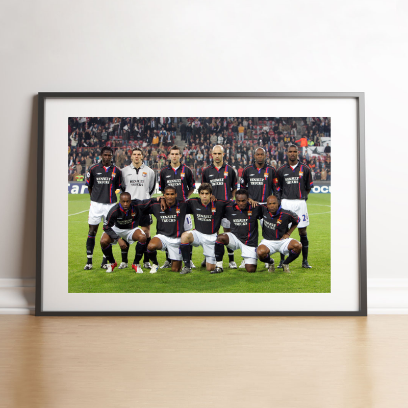 The Olympique Lyonnais team, 2005