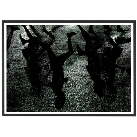 Ombre des coureurs du 5000 mètres, Helsinki 2005