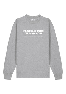 Sweat-shirt gris “La Règle numéro 1 du football club du dimanche: Parler à l'arbitre”