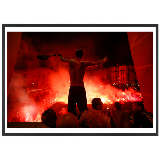 Communion de Di Maria avec les ultras parisiens, 2020