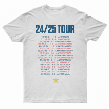 T-Shirt "Paris 2025" On Tour blanc
