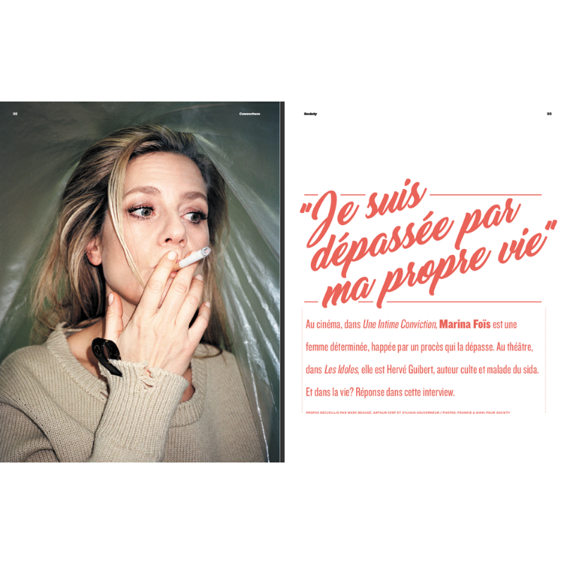 Society #99 - Marina Foïs, l'enfance, l'humour, les porcs, la mort