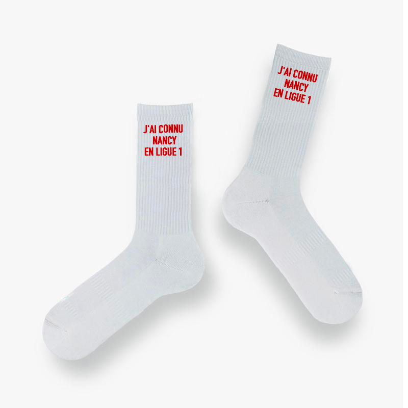 Chaussettes « J’ai connu Nancy en Ligue 1 »