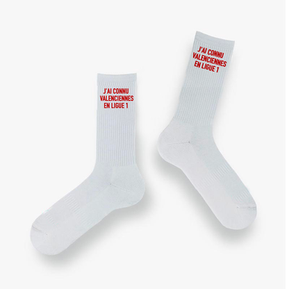 Chaussettes « J’ai connu Valenciennes en Ligue 1 »