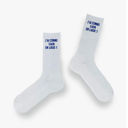 Chaussettes « J’ai connu Caen en Ligue 1 »