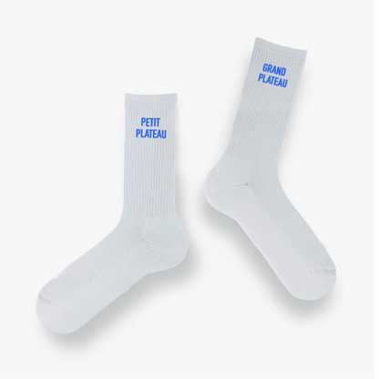 Chaussettes “Petit plateau / Grand plateau”