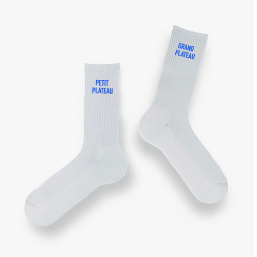 Chaussettes “Petit plateau / Grand plateau”