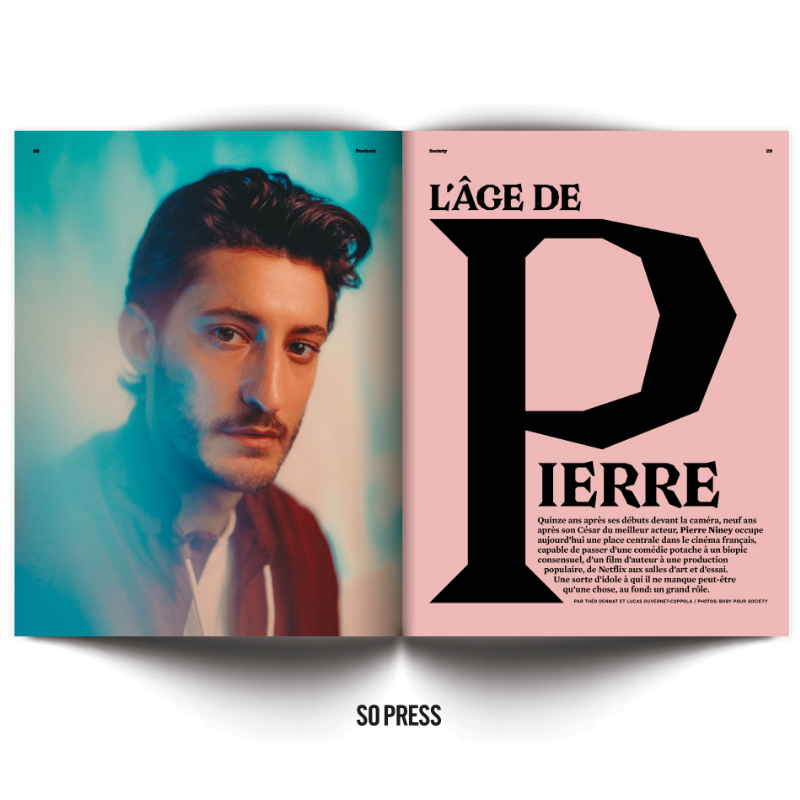 Society #230 - Pierre Niney, en tête-à-tête