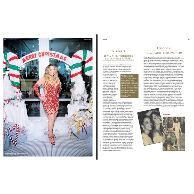 Society #71 - Culte : et si vous passiez les fêtes avec Mariah Carey ?