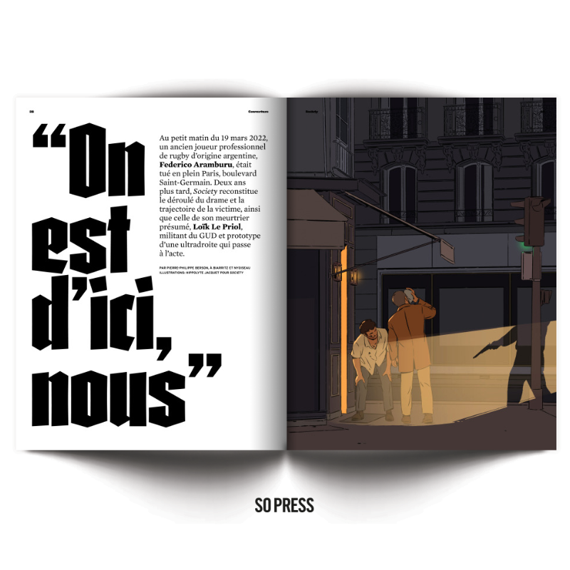 Society #224 - L'affaire Aramburu, rugbyman tué par balles en plein Paris