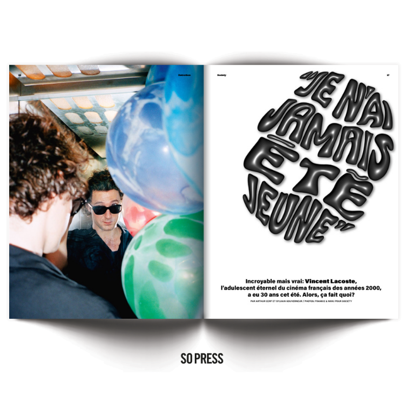 Society #212 - Vincent Lacoste a 30 ans