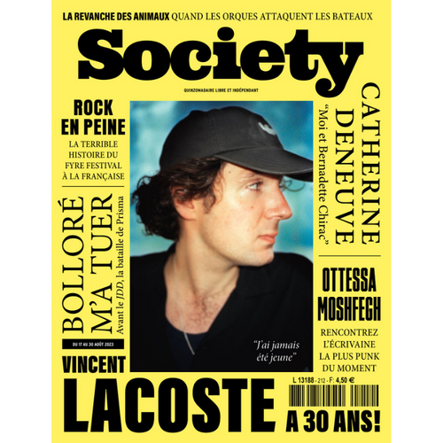 Society #212 - Vincent Lacoste a 30 ans
