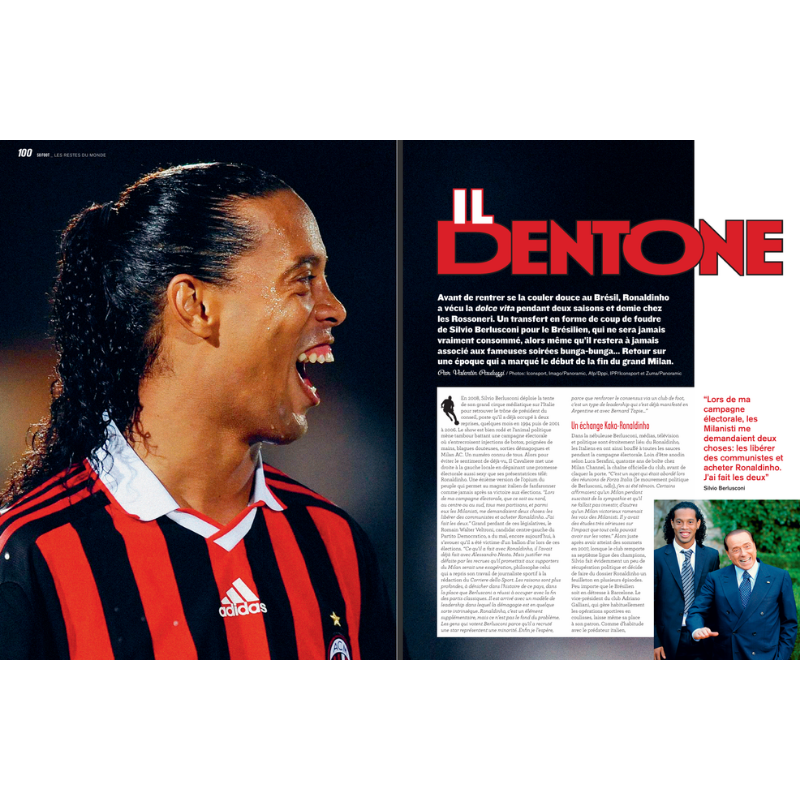 Hors Série So Foot spécial 100% Ronaldinho