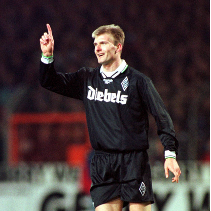 Maillot collector Borussia Mönchengladbach 1996 - 97 extérieur noir