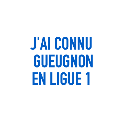 Chaussettes « J’ai connu Gueugnon en Ligue 1 »