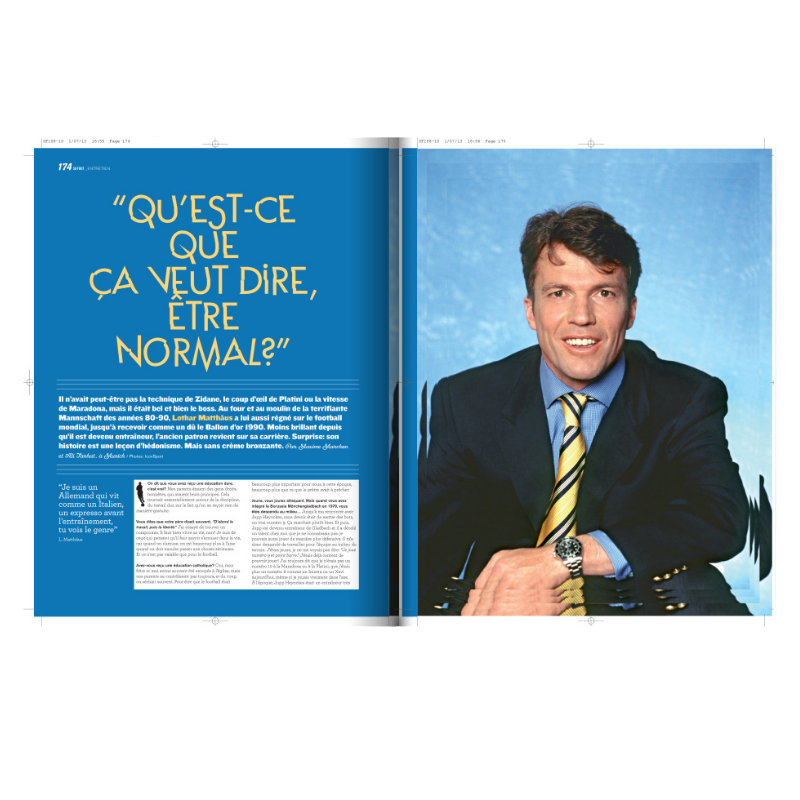 Hors Série 10 ans So Foot spécial N°10 - couv Platini