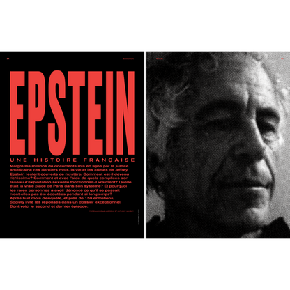 Society #281 enquête Jeffrey Epstein