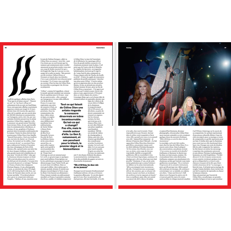 Society #282 Céline Dion