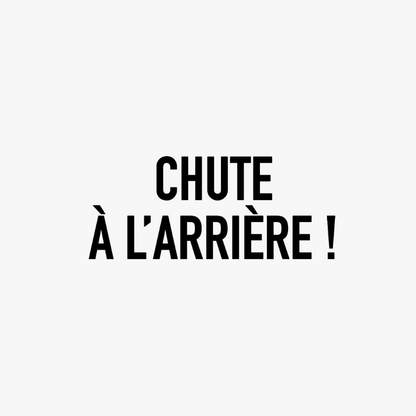 Chaussettes “Chute à l'arrière !”